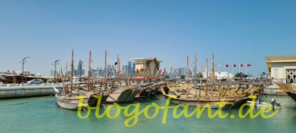 Highlights und Sehenswürdigkeiten von Katar 22 Doha Dhau Habour