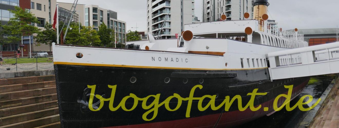 Belfast mit dem Kreuzfahrtschiff 17 Belfast, Belfast Titanic, Belfast Nomadic, SS Nomadic